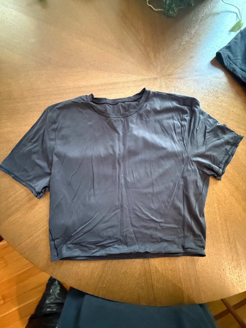lululemon athletica Black Short-Sleeve Crew Tee